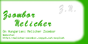 zsombor melicher business card